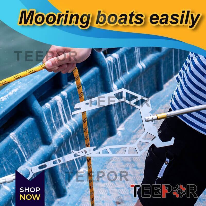 TEEPOR Boat Hook Easy Long-distance Threader)