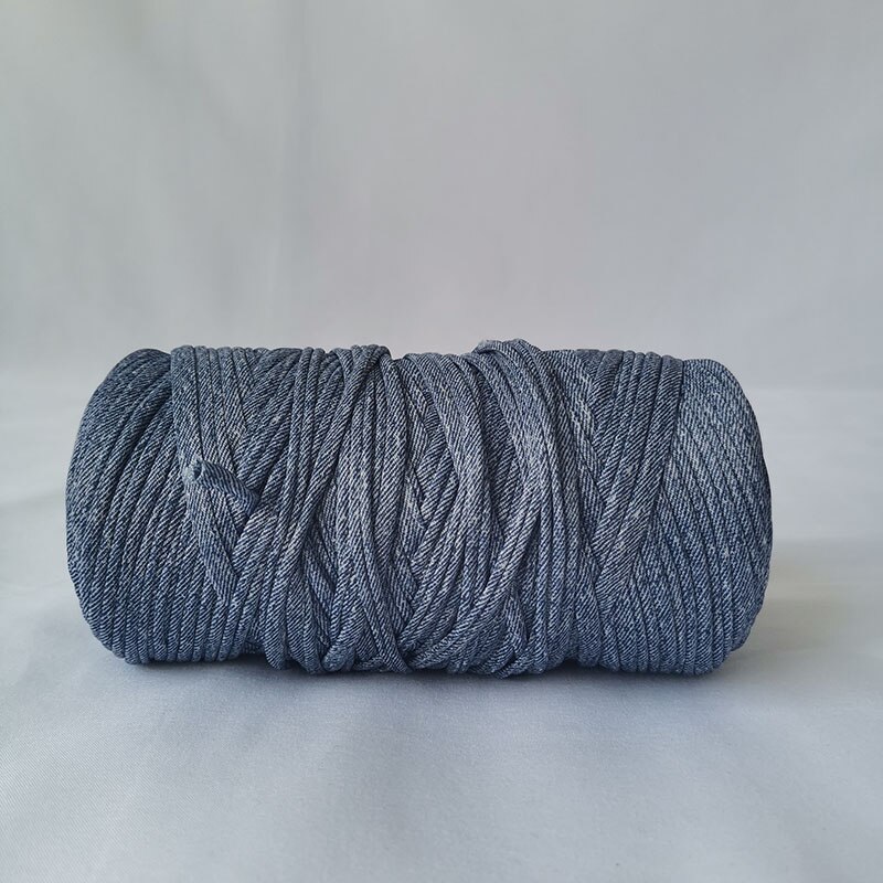 Tshirt Katoen Regenboog Garen Voor Breien Diy Zachte Wol Gehaakte Tas String Sectie Geverfd Gekleurde Weven Draad Puffy Chunky 300G: 7