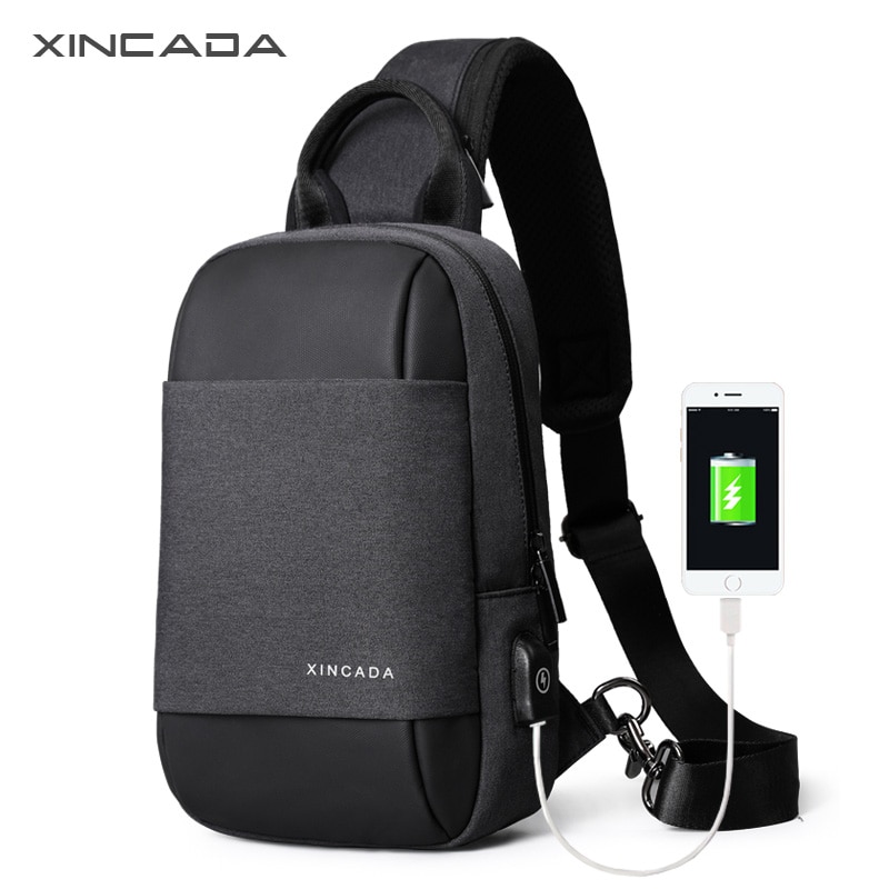 XINCADA Sling Bag Messenger Bag Chest Pack Crossbody Shoulder Bags Small Single Shoulder Packs Man Purses Murse and Bags