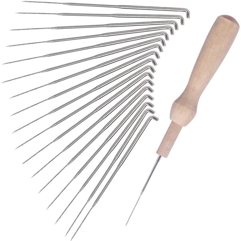Nonvor aiguille feutrage Kit outils laine feutre tissu artisanat pocké aiguilles ensemble fournitures avec feutrage couleur codé laine fournitures Starte