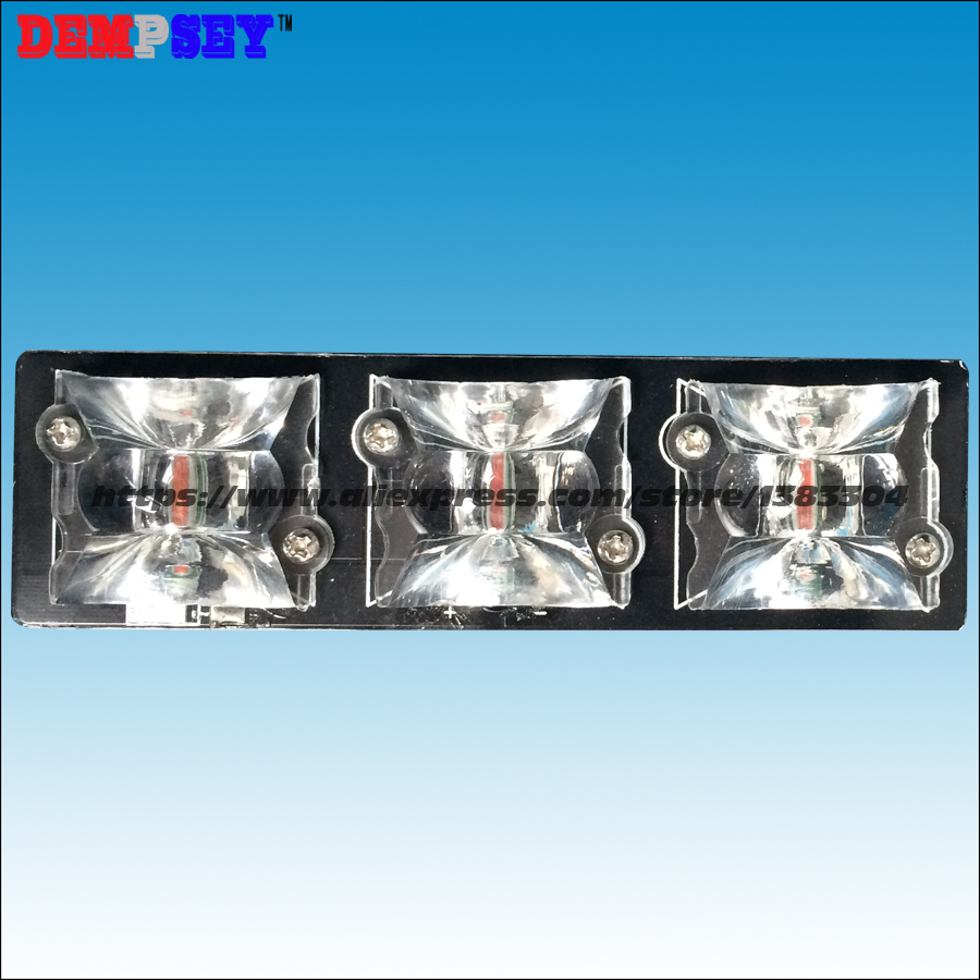 Sa -1 l 0-1 høy effekt 9w bil nødvarsel lysstang strobe delt montert dekk dashbord blinkende lys /10-30v nød strobe lys