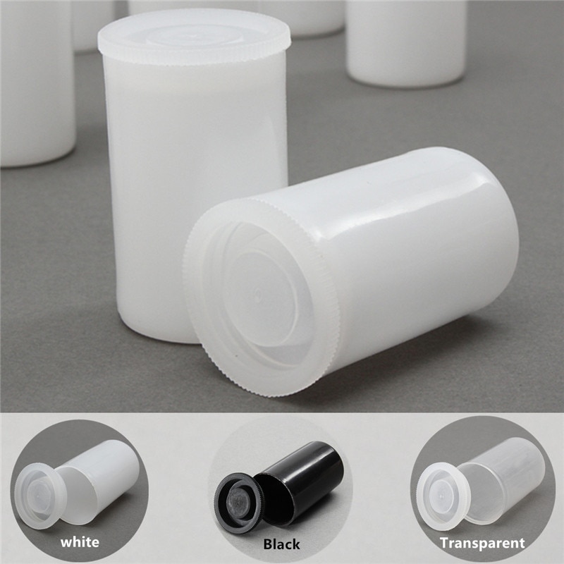 Kiwarm 10 stk overværdi tom flaske 35mm film dåser dåse beholdere akvarel maling pigmentæske plastpalet 54*32mm