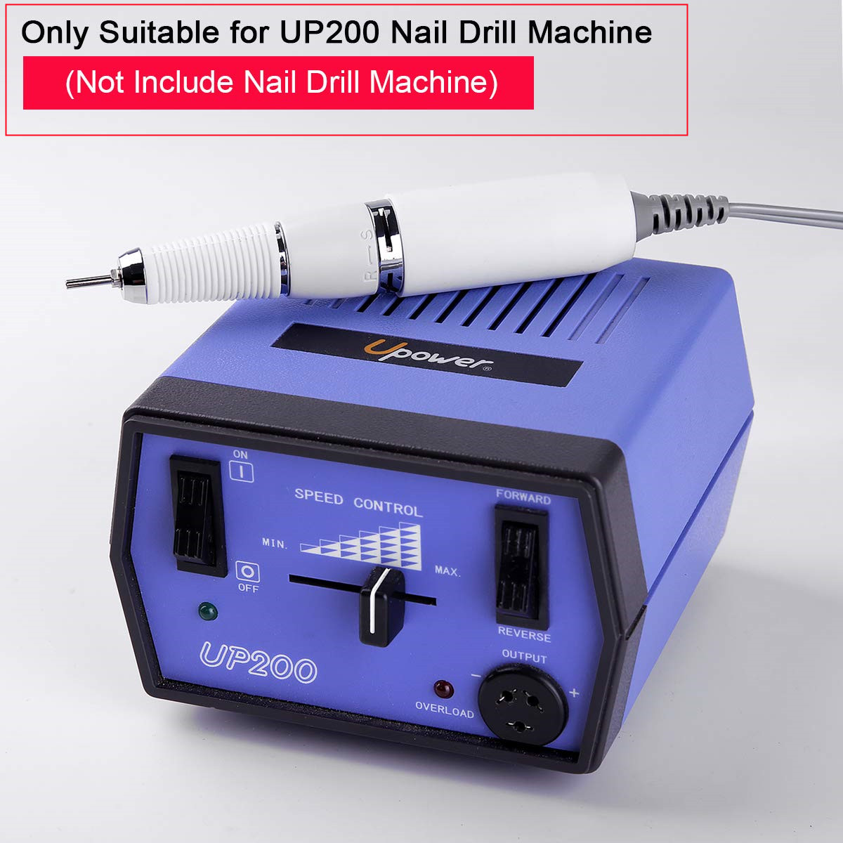 3 Pin Cord For 30000 RPM Electric Nail Drill Handpiece Hand Shank for Up200 Drill Machine Nail Art Tools