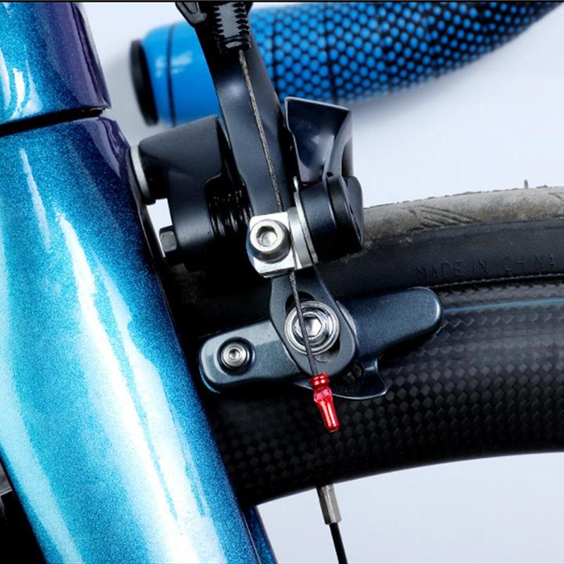 50 stk cykelledningsrørledningskabel endehætter indre ærme skiftebremsetråd kernehætte aluminium halekappe