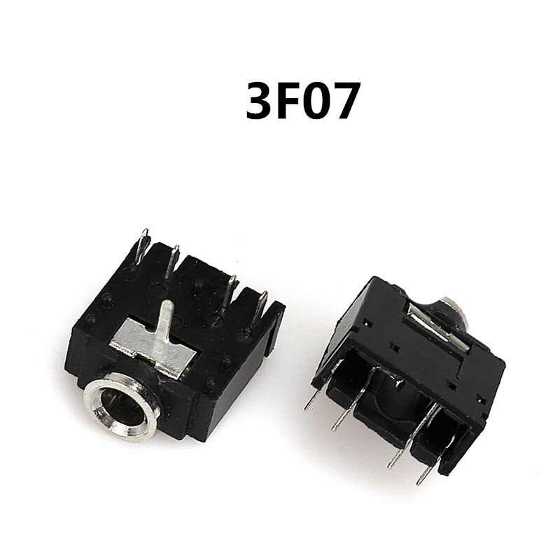 10pcs Headphone jack 3.5mm PJ PJ313 PJ320 PJ325 PJ326 PJ327 PJ358 PJ392 PJ342 Audio and video female dual channel stereo jack: 3F07