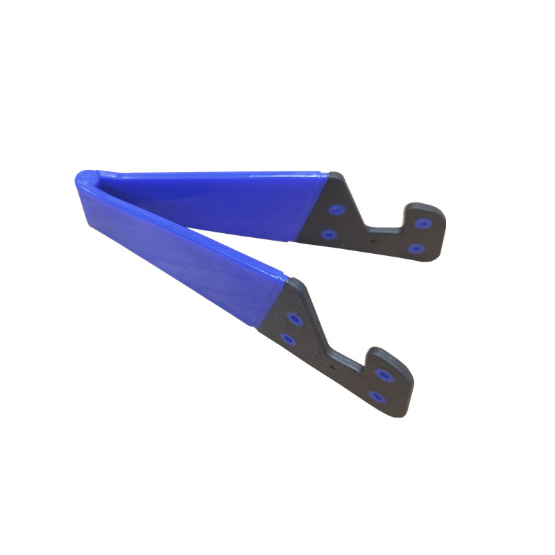 Mobiltelefonstativholder for smarttelefon nettbrett skrivebord universal sammenleggbar mobiltelefonholder stativ v-formet justerbar: Oransje