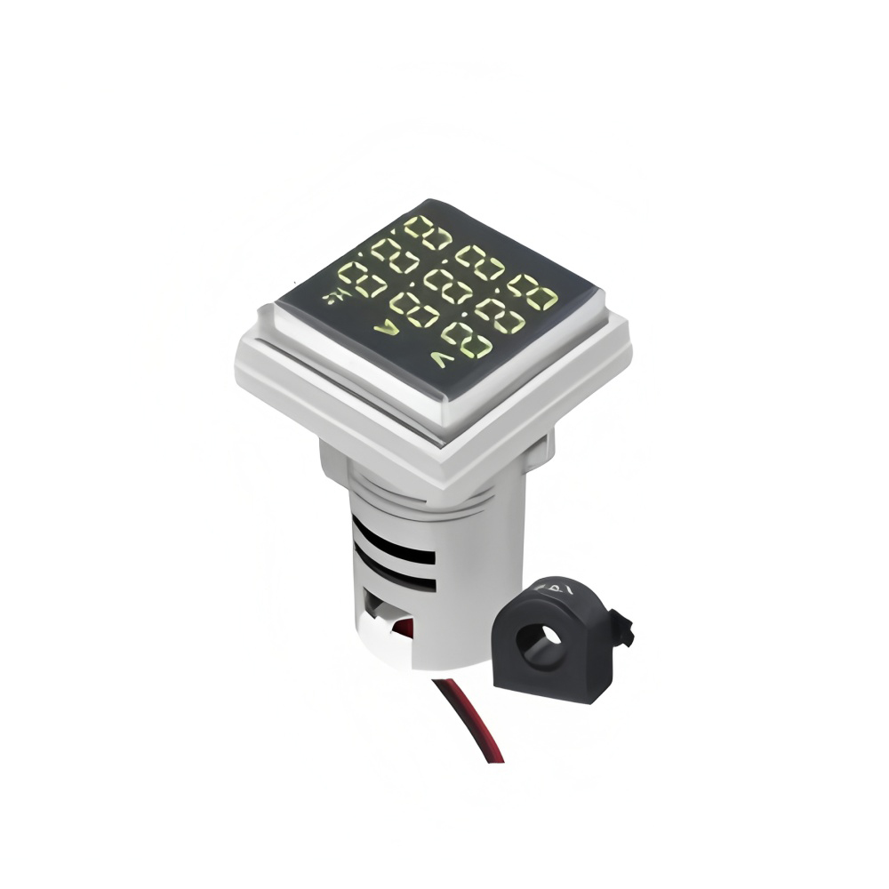 Hög precision kvadratisk voltamperefrekvensmätare led digital display multimeter monitor meter amperemeter voltmeter frekvenstestare