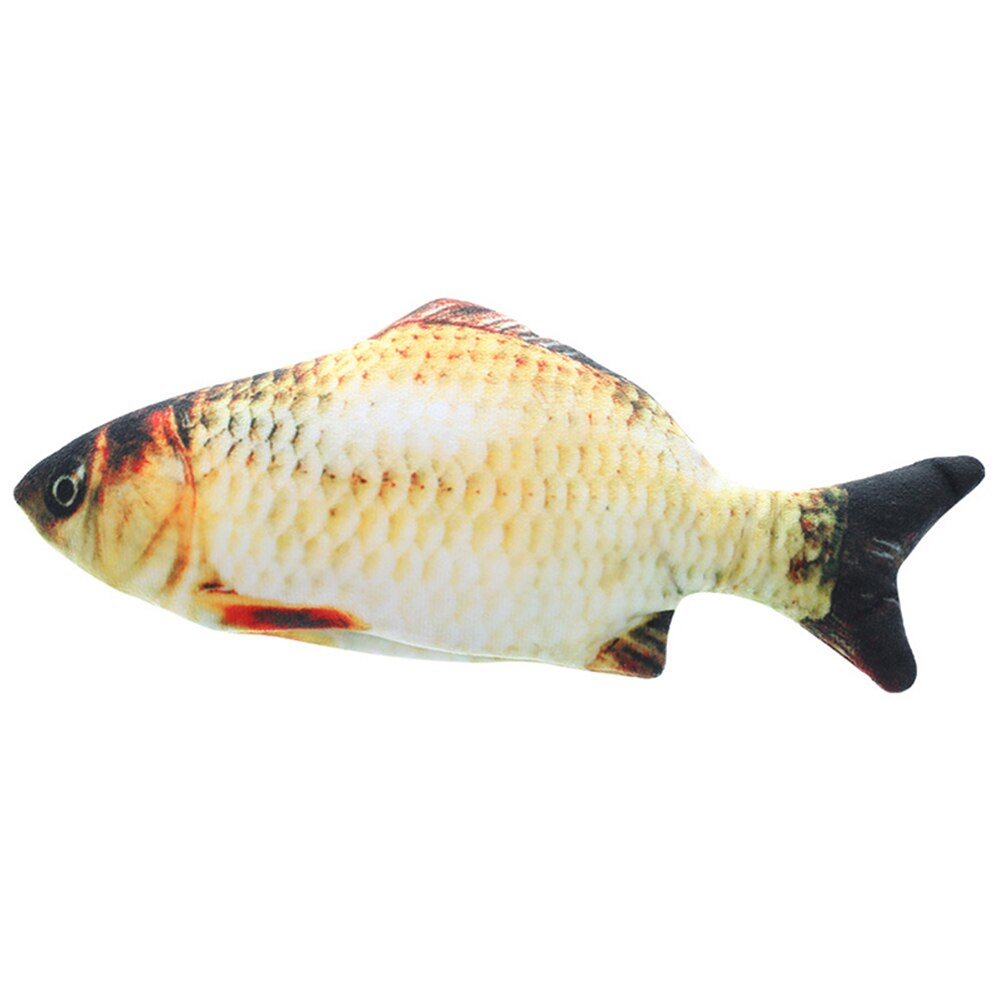 Cat Electric Wagging Fish Toy Chew Resistant Realistic Simulation Fish Plush Stuffed Toy Best Price: USB 3