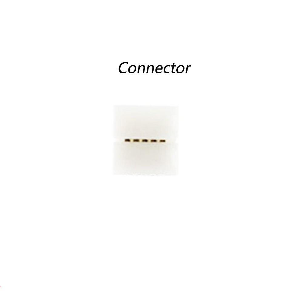 5PCS Free Soldering Led Connector 2PIN 3PIN 4PIN 5PIN L / T / X Shape Corner Connector for 10mm RGB RGBW RGBWW Led Strip Light: 4Pin / Connector