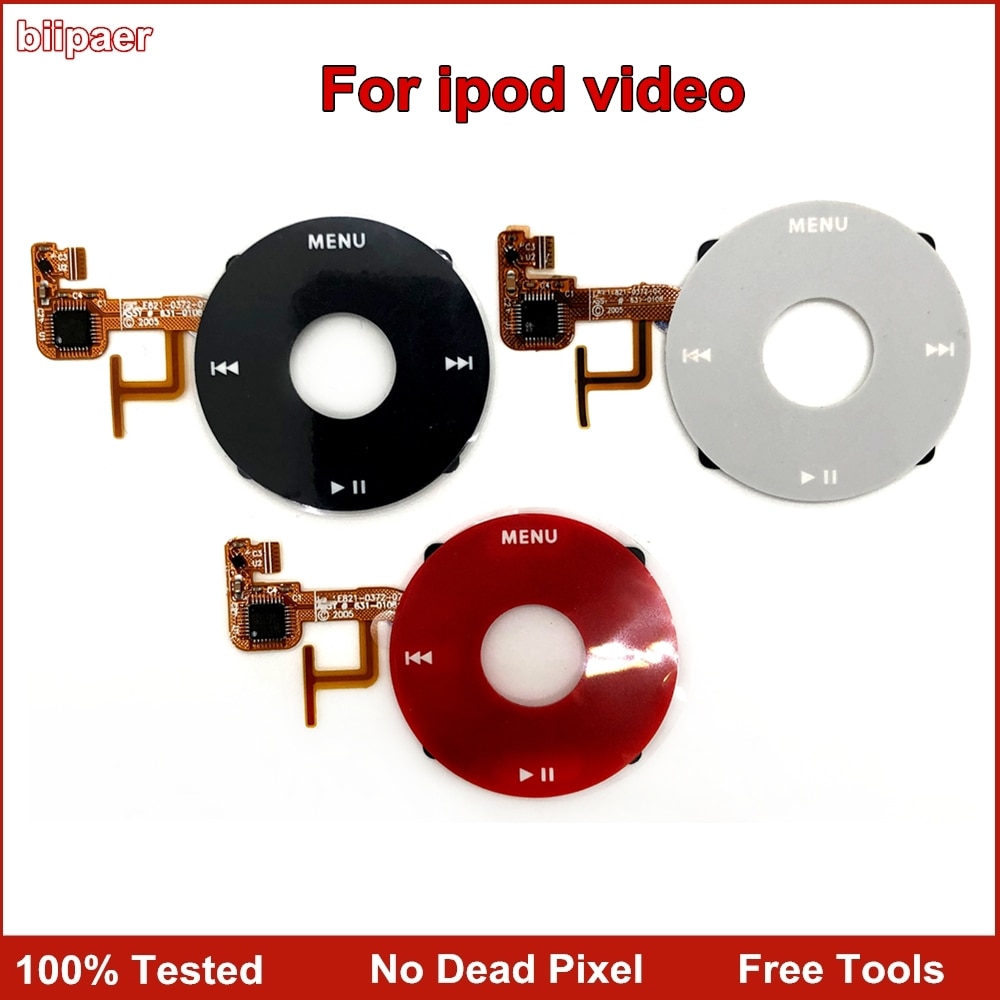 Original Clickwheel-flexkabel-ersatzteile klicken Rad biegen Band Kabel Für ipod Video zentral Geschmack für iPod Video 5th 30gb 60gb 80gb