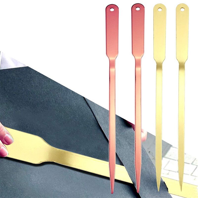 4 sztuk otwieracz robić kopert otwieracze robić listów ręcznie ze stali nierdzewnej koperta na lista robić cięcia, otwieracze robić listów (różbyć winnym złoto i złoty)