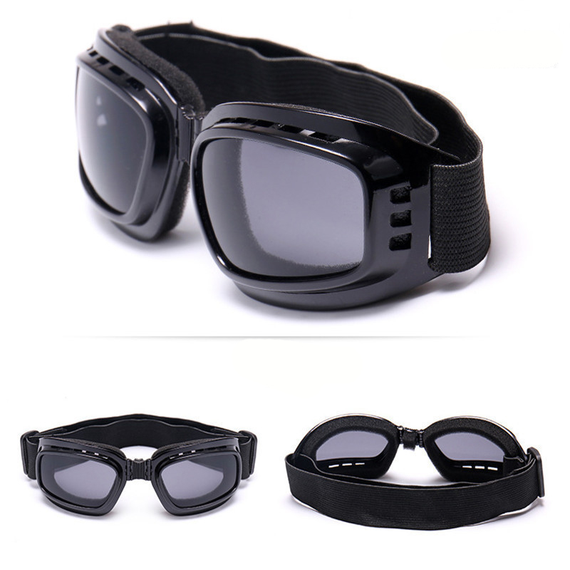 3 Stück Arbeits brille draussen Einschlag Spritzwasser geschützte staub dichte Motorrads chutz brille modische faltbare Spongebob Ski brille: Blau