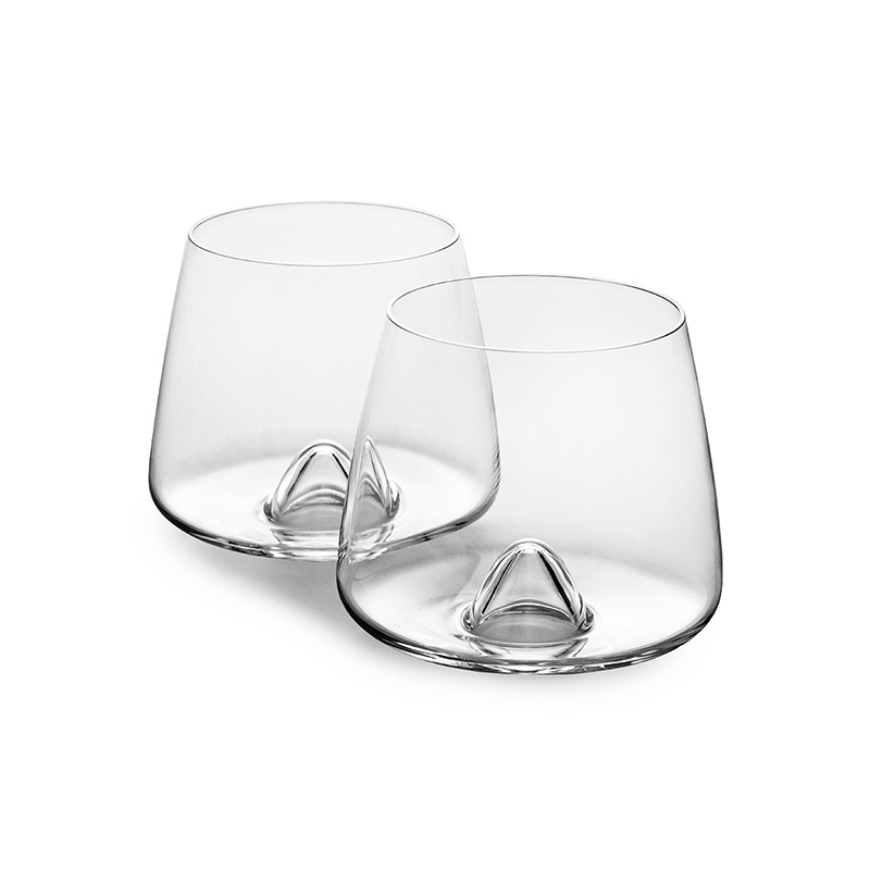 Top Norman Kopenhagen Eddy Whiskey Glas Ronde Swirl Uitstekende Bodem Cognac Ice Cube Rock Cup Brandy Snifters Likeur Tumbler: 300ml