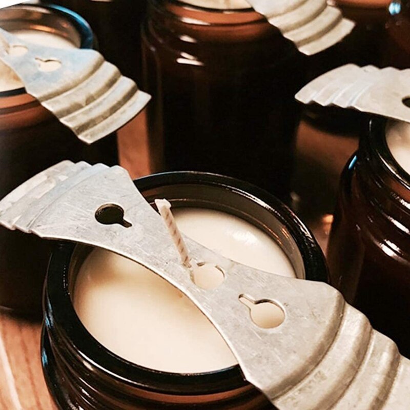 201 Pcs 4.7 Inch Candle Wicks Centering Device Candle Wicks Sticker For Candle Making, Candle DIY