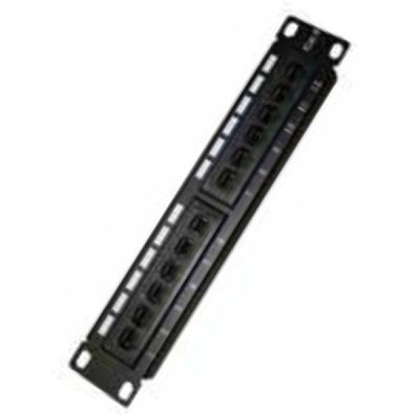 12-port UTP Kategorie 6 Patch Panel Monolyth 3002001 10"