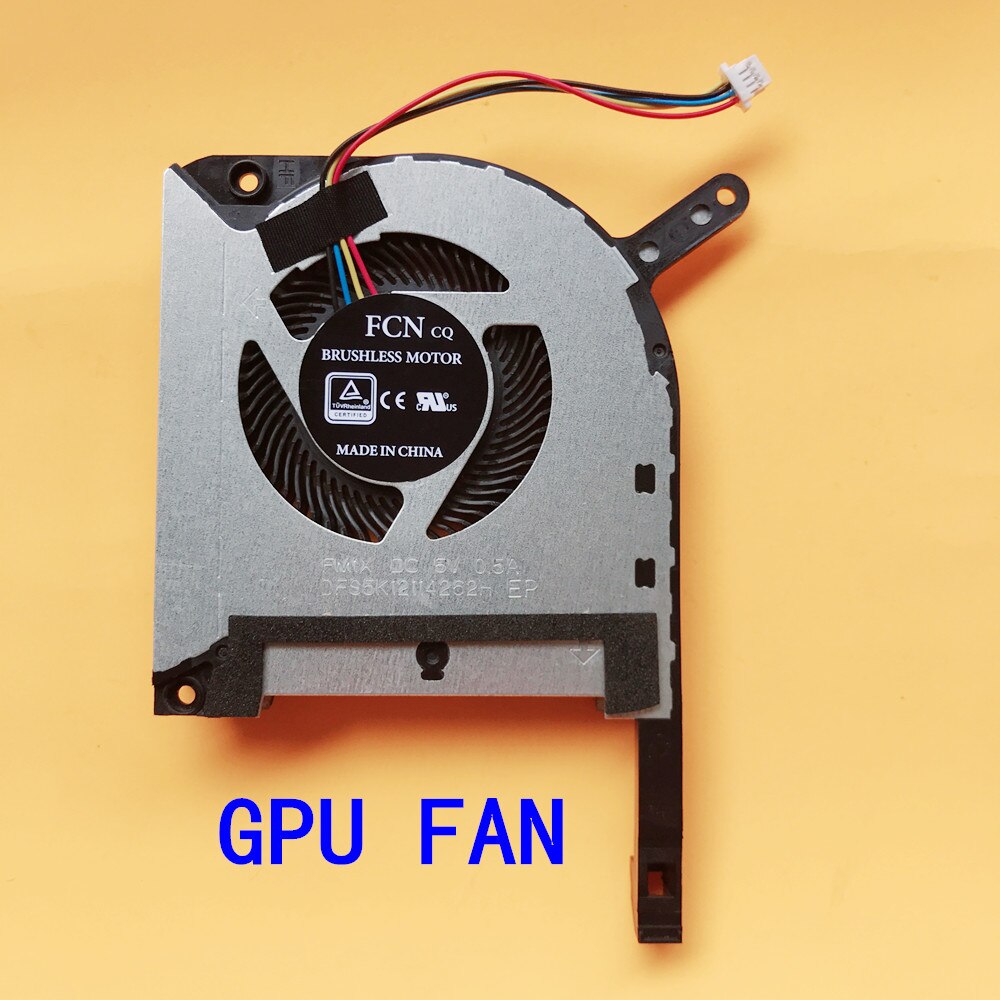 5V Cpu Gpu Cooling Fans Koeler Voor Asus Rog Strix FX505 FX505GE FX505D Tuf Gaming Computer Fan 13NR00S0M11111