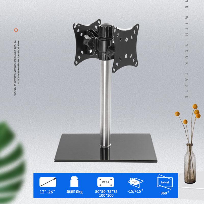 Monitor Desk Stand Single Dual Monitor Stand Height Adjustable Monitor Mount Holder Desktop Stand Single Screen Holder