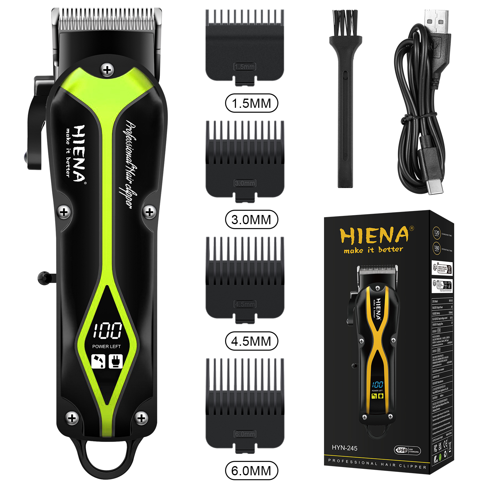 Hommes électrique tondeuse à cheveux barbier finition sans fil tondeuse à cheveux Rechargeable électrique visage barbe Machine de coupe de cheveux: Bleu