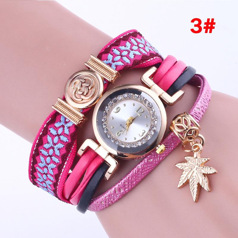 Antikke armbåndsure kvinder læderkjole armbåndsure kvinders quartz ur dameur orologio donna: 3