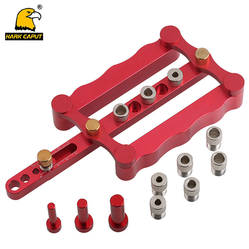 Houtbewerking Zelfcentrerend Doweling Jig 6/8/10mm Hout Deuvel Positionering Boor Gids Kit Voor Puncher locator Timmerwerk Gereedschap