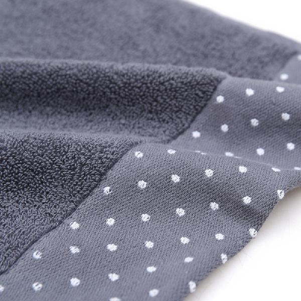 100% cotton Face towel hand towels bath towels for adults 32-strands Cotton Water-absorbing Bathroom Towel for Bath Beach: Dark grey