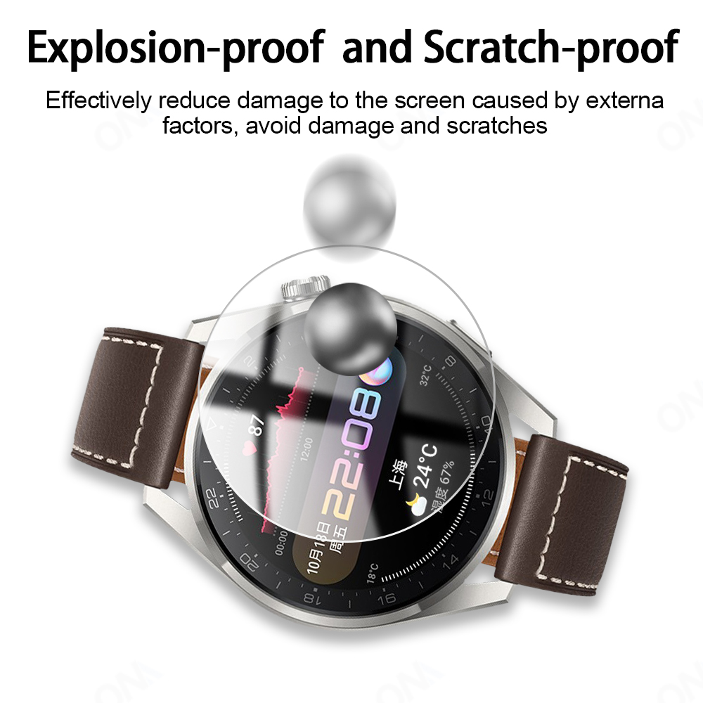 Vetro temperato per Huawei Watch 3 Pro 48mm 46mm accessori smartwatch pellicola protettiva HD pellicola salvaschermo per Huawei Watch 3