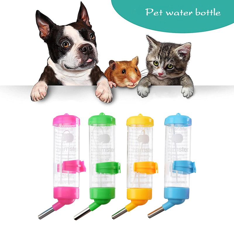 Borraccia per bevitori di criceti borraccia per roditori per animali domestici per criceti piccoli animali cavie bere testa tubo fontana