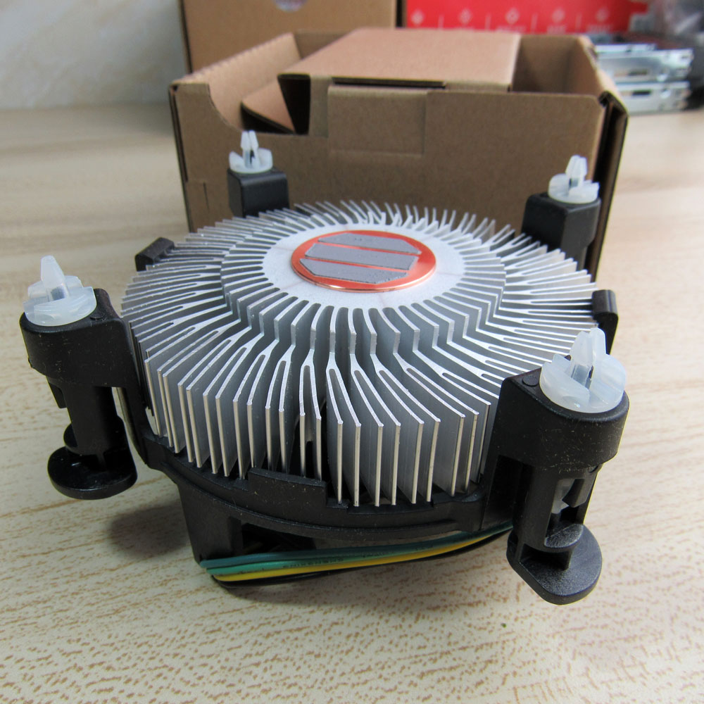 Cooler & Fan with Copper Core E97379-003 for Intel CPU i3 i5 i7 Socket LGA 1150 1151 1155 1156 C0155 0.2A 12V