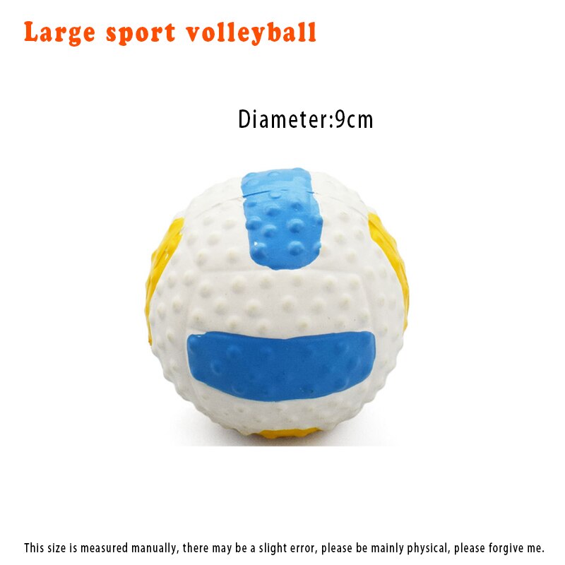 PU Slow Bounce Flat Rugby Foam Sponge Solid Ball, Soccer Ball, Volleyball, Dog Teeth Grinding Toy Ball: 3