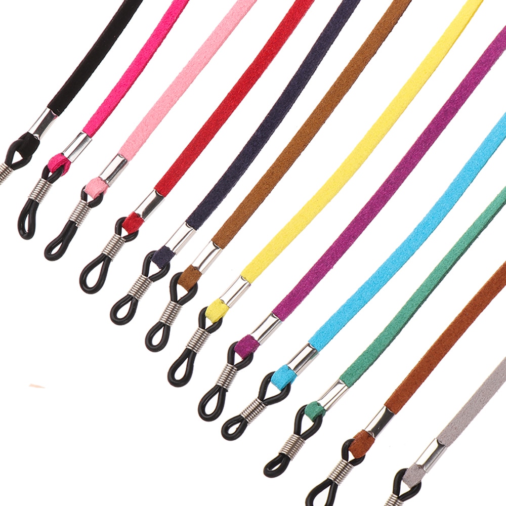 Leer Hoge Elasticiteit Zonnebril Lanyard Strap Ketting Lenzenvloeistof Bril Ketting Koord Leesbril Riem