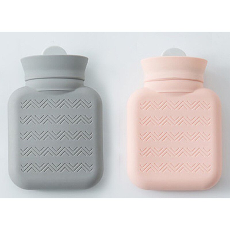 Explosion-Proof Silicone Water Bottle Portable Microwave Heating Cute Warm Handbag Knitted Cover