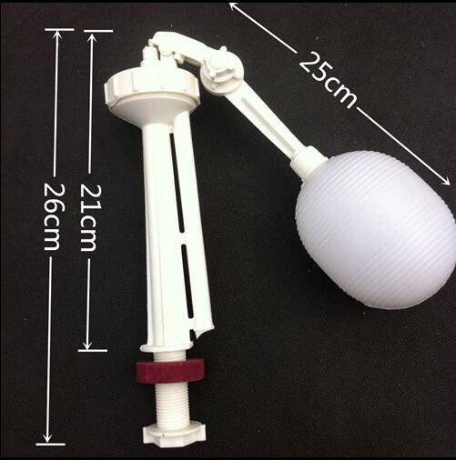 Oude type plastic wc tank ballen met inlaatklep 1/2 &quot;of 2 cm float bal voor controle water niveau