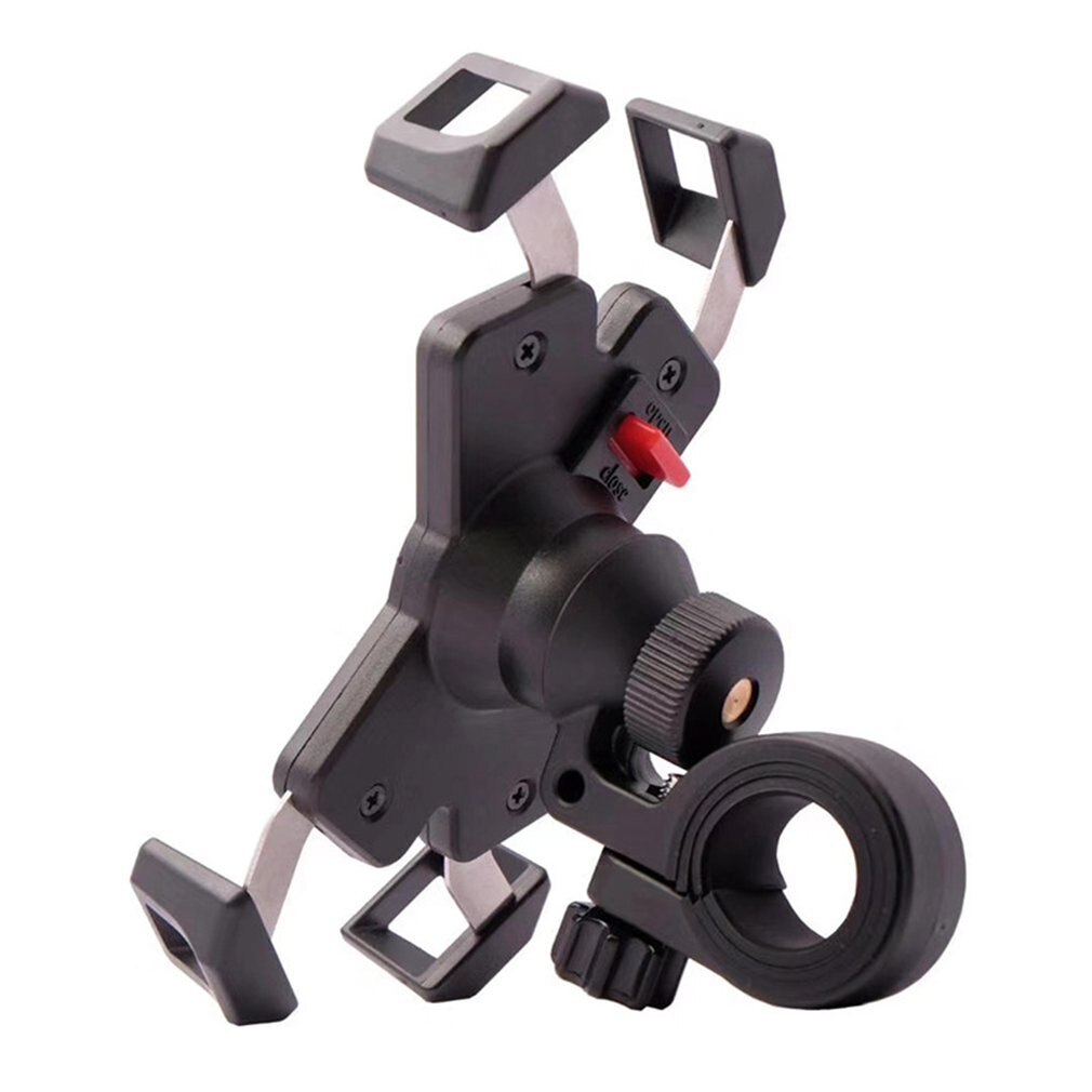 360 degree swivel universal motorcycle phone holder stainless steel smartphone mount stand for motorcycle