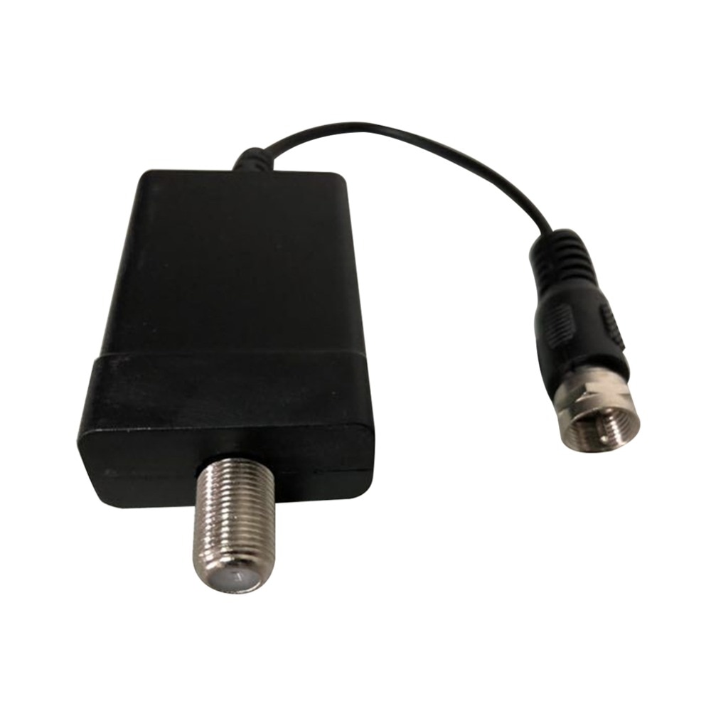 Black Indoor HDTV Aerial TV Fox Signal Amplifier Signal Booster for Cable TV Antenna + USB Power