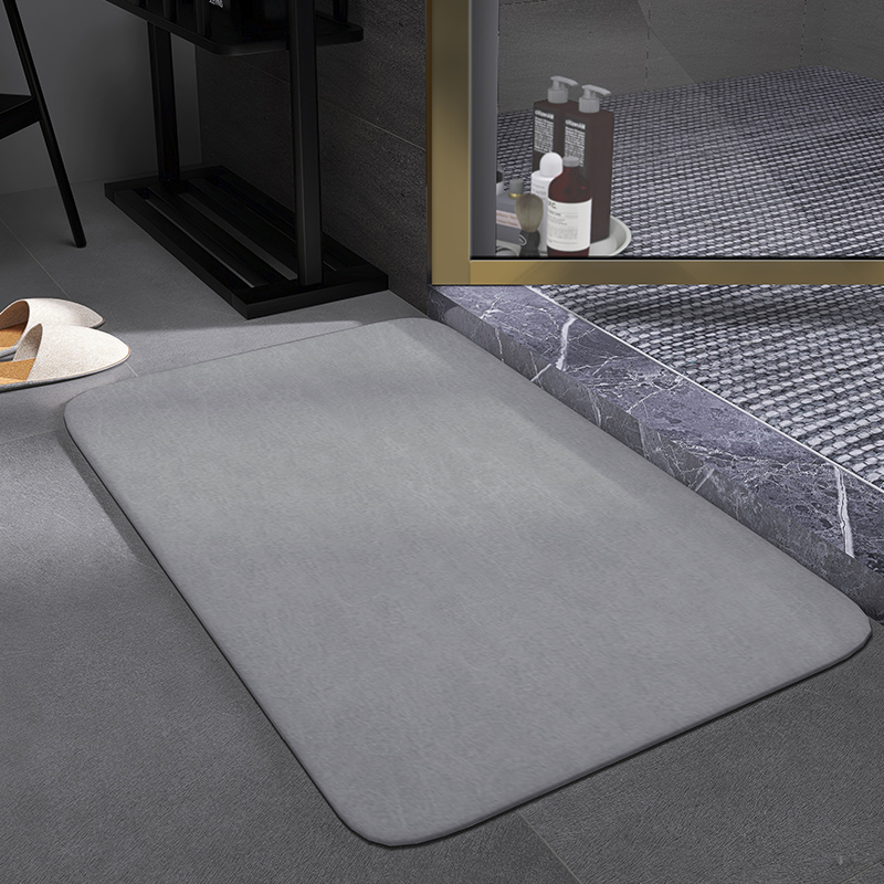 Hoogwaardige Badkamermatten Absorberend Sneldrogend Antislip Vloerkleed Badmat Tapijt Antislip Doucheruimte Vloerpad: Deep Blue / 400MMx800MM