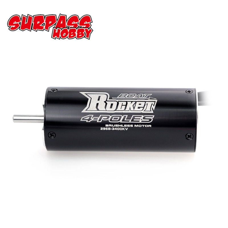 SURPASSHOBBY Rocket 2968 3400KV 3800KV Motor for Traxxas Blast Feilun FT011 FT012 600-800mm RC Boat Car