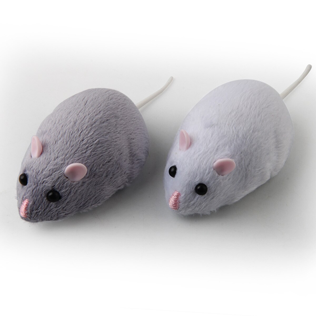 Ratón de Control remoto inalámbrico, juguetes de emulación, Mini ratón electrónico esponjoso, juguete para gatos y perros,