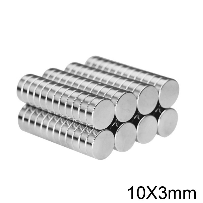 100 ~ 500 Pcs Permanente Ndfeb Super Sterke Krachtige Magneten 10X3 Mm N35 Ronde Magneten 10X3mm Neodymium Magneet Dia 10*3 Circular10