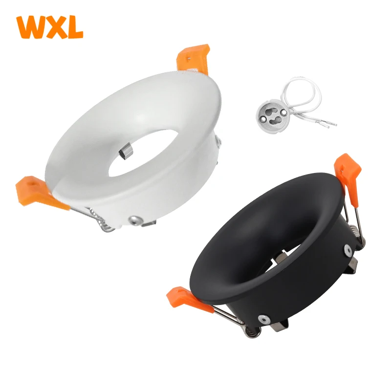 2022 led-moduler  mr16 blændingsfri led-spotlightarmatur aluminium rund firkantet  gu10 indlejrede led-downlightramme