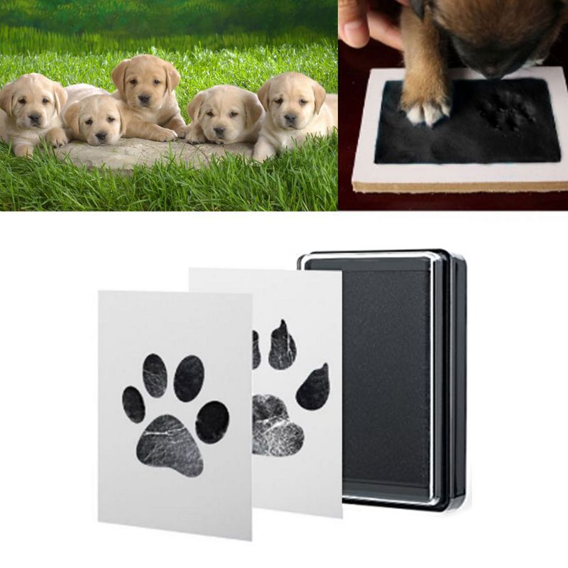 Baby Handafdruk Voetafdrukken Inkt Pads Kits Pet Kat Hond Poot Souvenir Veilig Niet Giftig