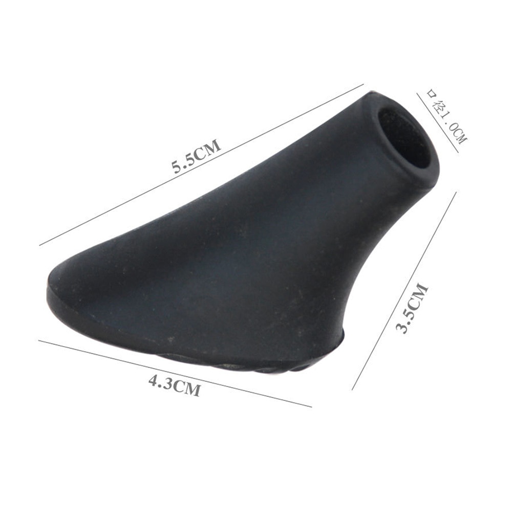 10PCS Rubber Anti-Slip Outdoor Tool Walking Sticks Caps Trekking Pole Tip Protectors For Mountaineering Climbing Hiking Outdoor