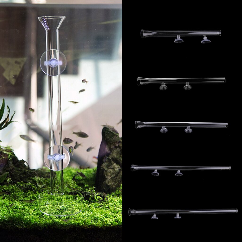 Rejer fodringsrør til akvarie akvarium 25/30/35/40/45cm længde