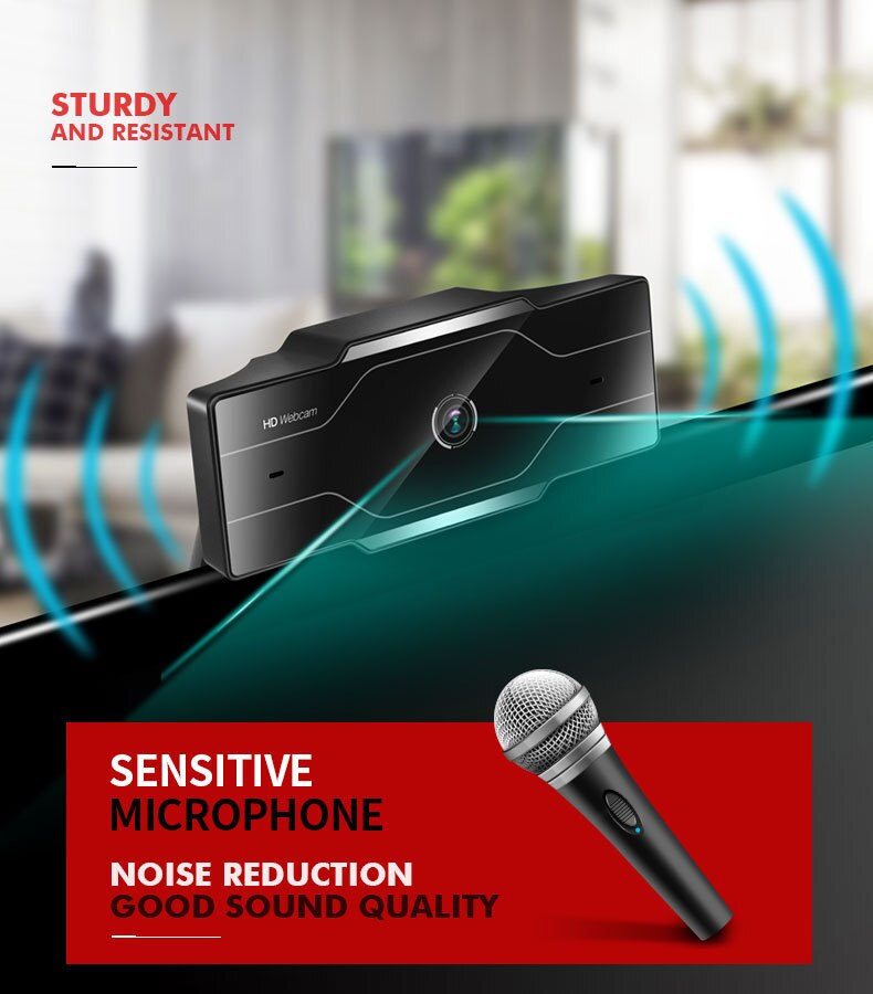 2K/1080P/720p/480p HD Webcam With Mic Rotatable PC Desktop Web Camera Cam Mini Computer Web Camera Cam Computer Cámara Web