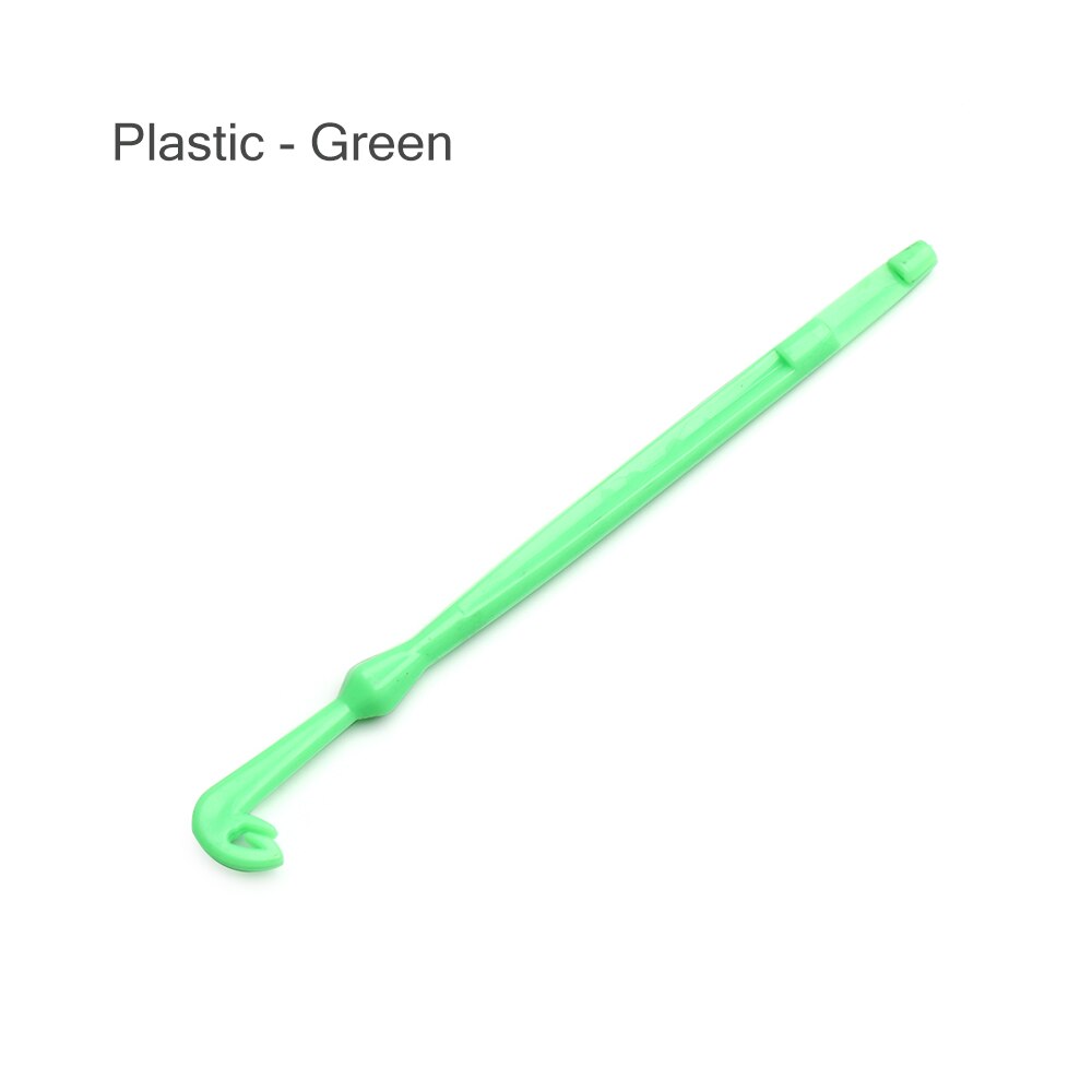 Stainless Steel/Plastic Quick Nail Knot Tying Tool Loop Tyer Fast Hook Knotter Remover Line Cutter Fly Fishing Tackle Accessory: Green