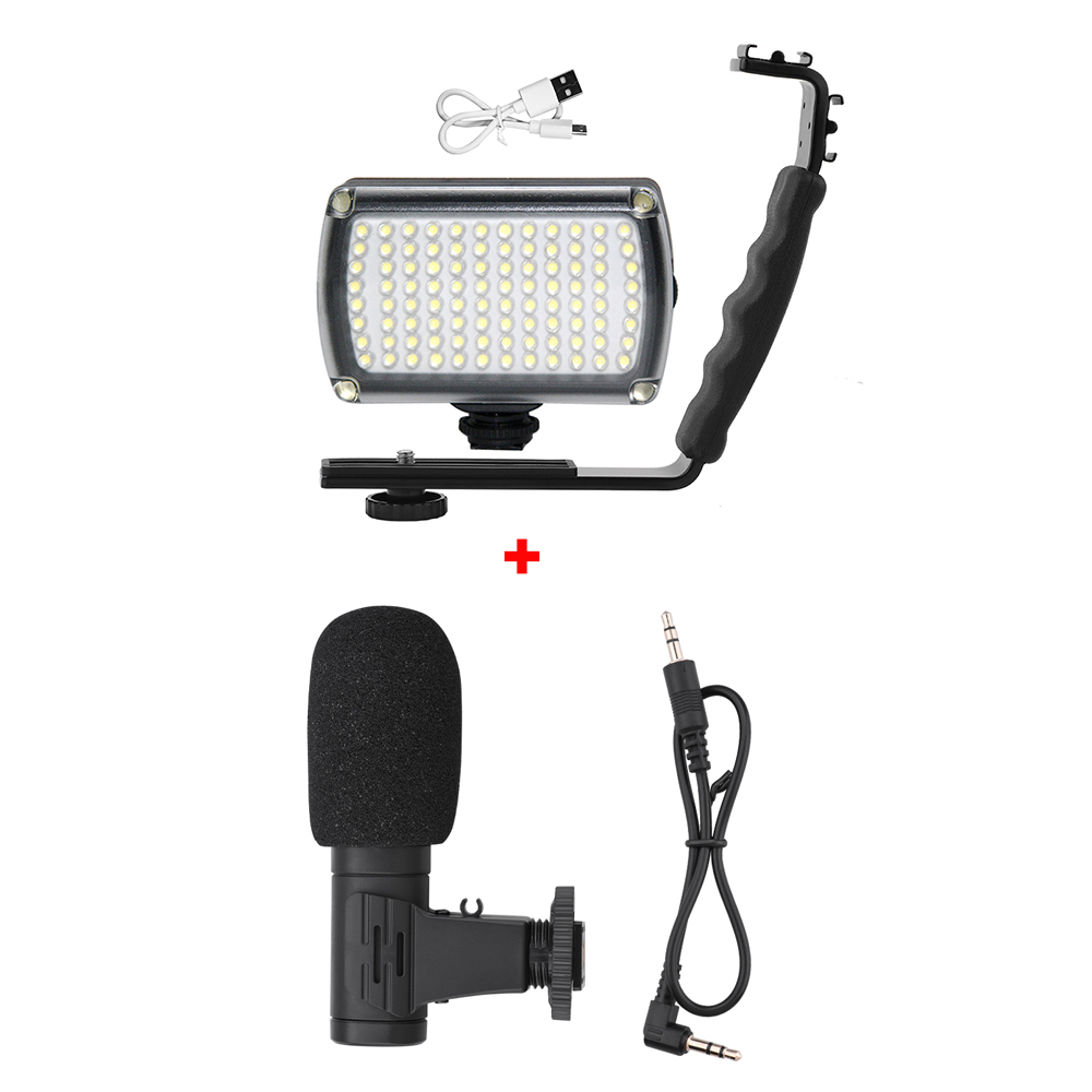 L Vormige Handvat Houder Voor Dji Om 5/4/Osmo Mobiele 3/2 Stabilisator Statief Verlengstuk Led Video licht Mount Microfoon Beugel: green