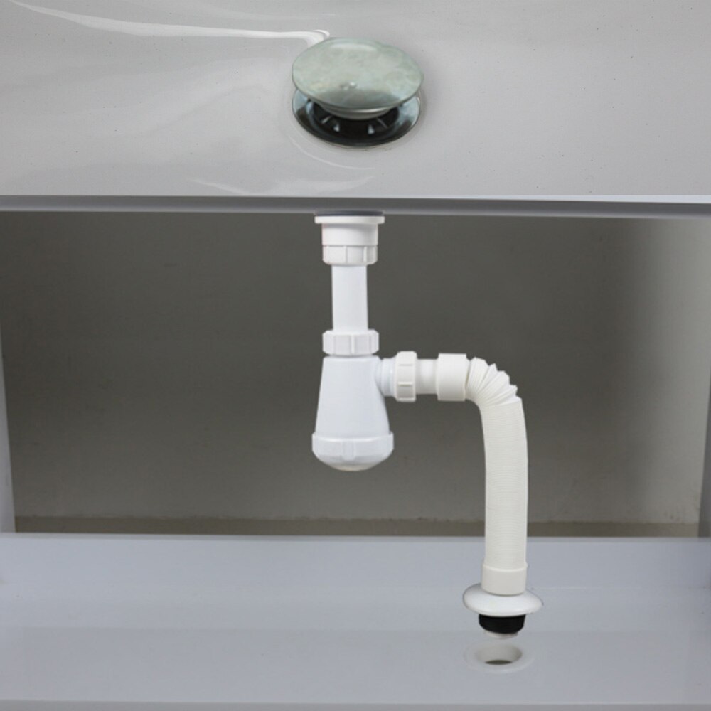 Talea Wastafel Gootsteen Kit Twee Soorten Afvoer Pijp In De Muur Of In De Grond Badkamer Filter Afvoer Zeef afval