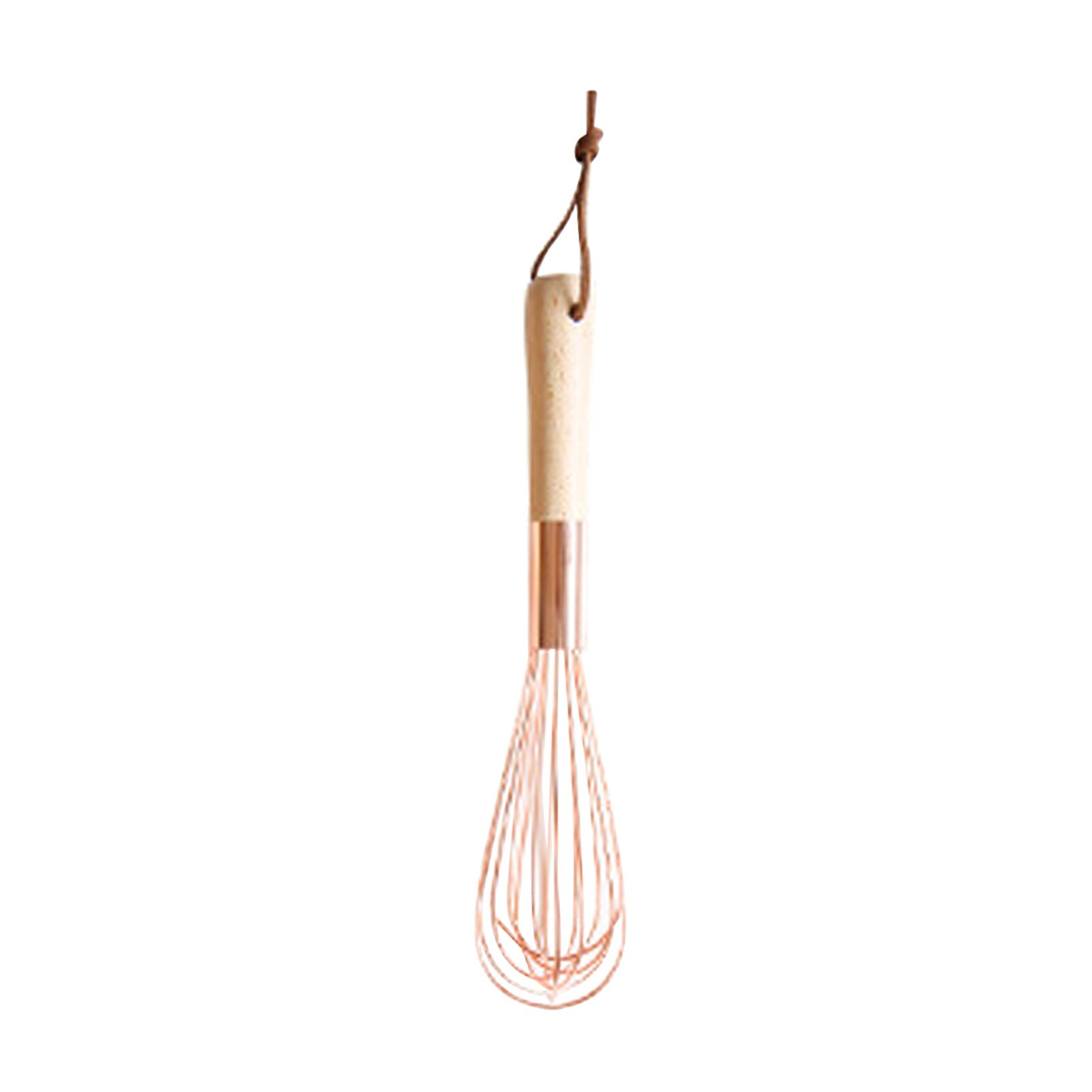Batidora Manual de acero inoxidable ergonómica para cocinar batidor de huevos con mango batidor de crema herramienta de cocina portátil Manual: S