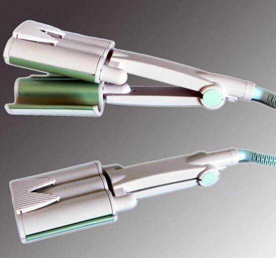 PIASTRA ARRICCIACAPELLI sonar SN-18 con ROTAZIONE A 360° CAPELLI ONDULATI