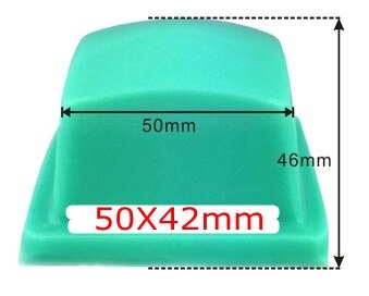 50x42 millimetri pad in gomma di Silicone testa per pad macchina da stampa