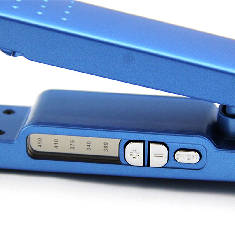 Electric 450 F Hair Straightening Flat Iron Nano Titanium Plate temperature Fast hair straightener Curler Salon Hair Styler Tool